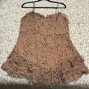 MAJORELLE Ruffle mini dress EUC
